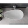 Mexen Palermo freistehende Badewanne aus Konglomerat 150 x 78 cm, weiße Matt - 57211507800