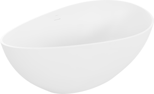 Mexen Parma freistehende Badewanne aus Konglomerat 160 x 95 cm, weiß matt - 57231609500