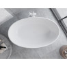Mexen Parma freistehende Badewanne aus Konglomerat 160 x 95 cm, weiß matt - 57231609500