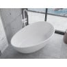Mexen Parma freistehende Badewanne aus Konglomerat 160 x 95 cm, weiß matt - 57231609500