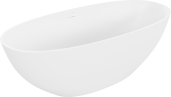 Mexen Bari freistehende Wanne aus Konglomerat 165 x 75 cm, weiß matt - 57221657500