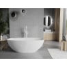 Mexen Bari freistehende Badewanne aus Konglomerat 165 x 75 cm, weiß matt - 57221657500