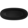 Mexen Bari freistehende Wanne aus Konglomerat 165 x 75 cm, schwarz matt - 57221657570
