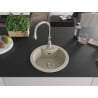 Mexen Diego Granitspüle 1-Becken mit Küchenarmatur Savita, beige - 6512-69-672601-00