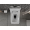 Mexen Vera WC-Schüssel Rimless mit langsam schließendem, schlankem Sitz, Duroplast, weiß - 30164000