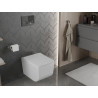 Mexen Vera WC-Schüssel Rimless mit langsam schließendem, schlankem Sitz, Duroplast, weiß - 30164000