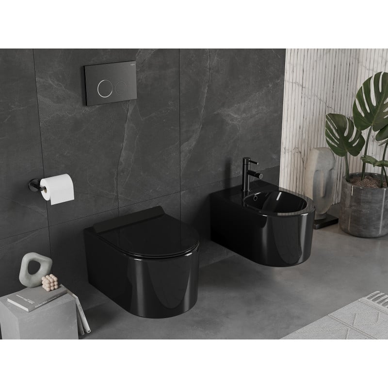 Mexen Sofia Hängendes Bidet, schwarz - 35544870
