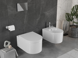 Mexen Sofia WC-Schüssel mit Soft-Close-Sitz, hart, weiß glänzend - 30798000