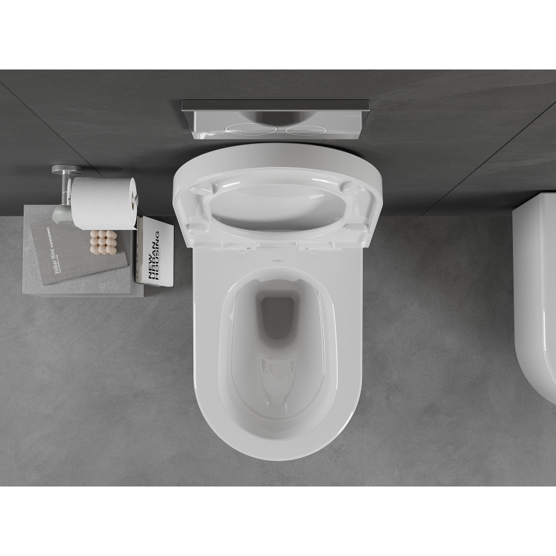 Mexen Sofia WC-Schüssel mit Softclose-Deckel, hart, weiß glänzend - 30798000