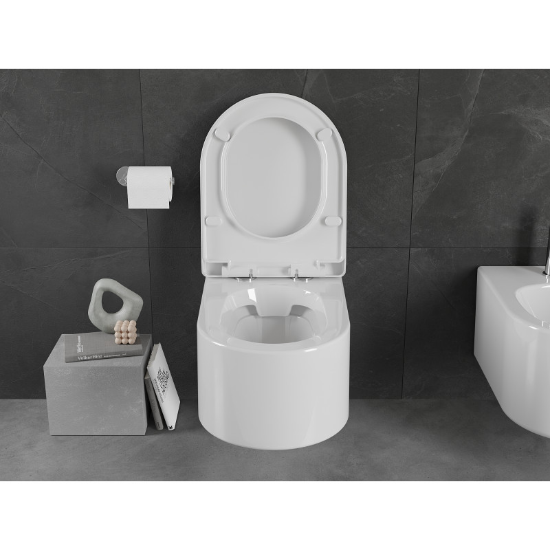 Mexen Sofia WC-Schüssel mit Softclose-Deckel, hart, weiß glänzend - 30798000