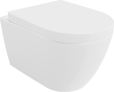 Mexen Rico Toilettenschüssel Randlos mit Hartfasesitz, Weiß - 30478000