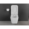 Mexen Cube WC-Schüssel Rimless mit Slim-Absenkautomatik, Duroplast, glänzend weiß - 30924000
