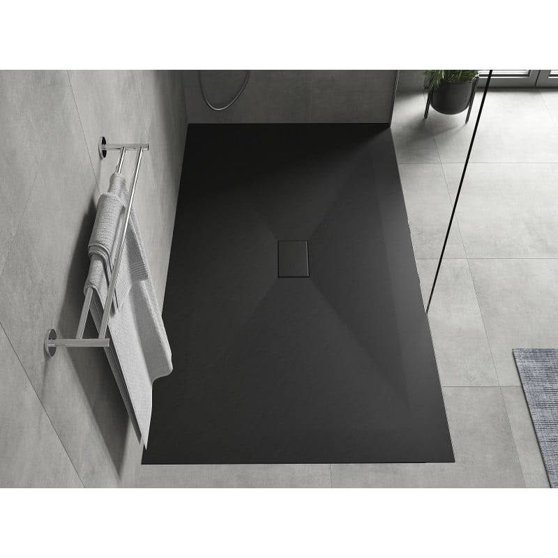 Mexen Hugo rechteckige Duschwanne SMC 200 x 100 cm, schwarz - 42701020