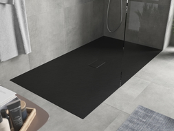 Mexen Hugo rechteckige Duschwanne SMC 160 x 100 cm, schwarz - 42701016