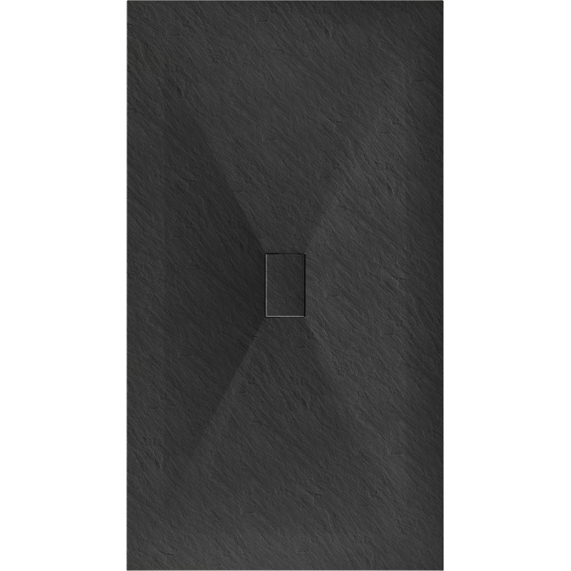 Mexen Hugo rechteckige Duschwanne SMC 160 x 100 cm, schwarz - 42701016