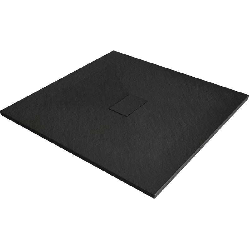 Mexen Hugo Quadratische Duschtasse SMC 100 x 100 cm, schwarz - 42701010