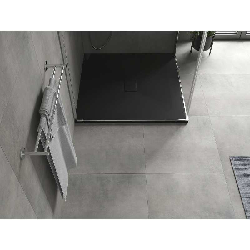 Mexen Hugo Quadratische Duschtasse SMC 100 x 100 cm, schwarz - 42701010