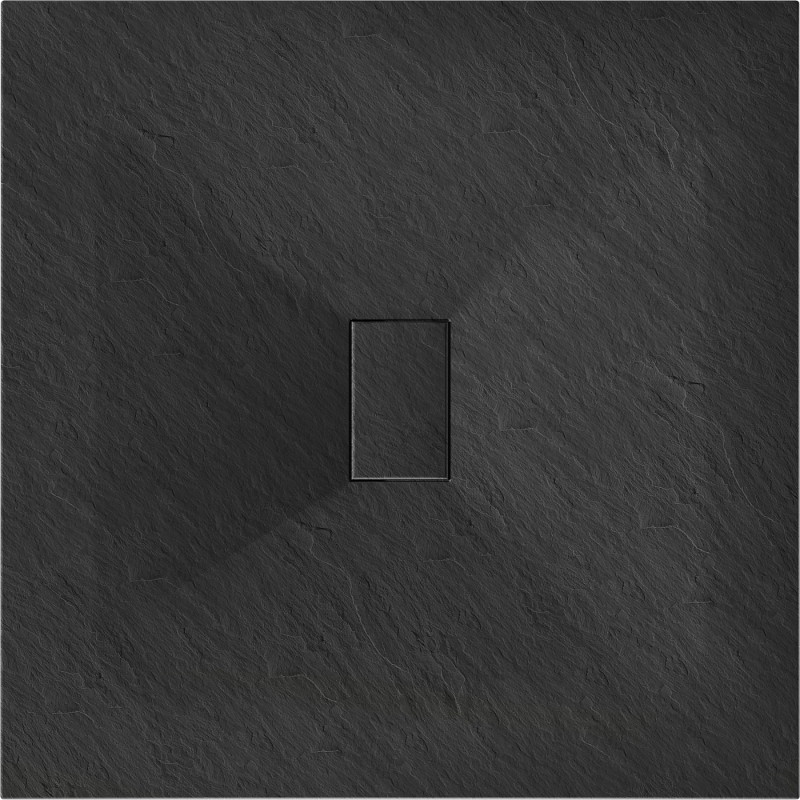 Mexen Hugo Quadratische Duschtasse SMC 100 x 100 cm, schwarz - 42701010