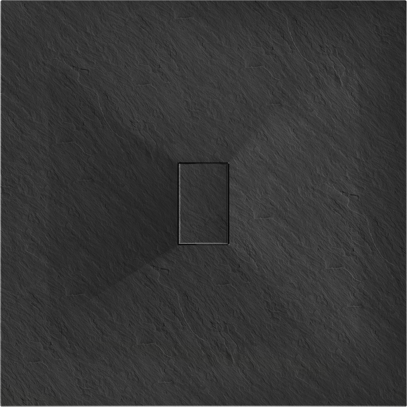 Mexen Hugo quadratische Duschwanne SMC 100 x 100 cm, schwarz - 42701010