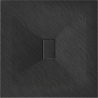 Mexen Hugo quadratische Duschwanne SMC 100 x 100 cm, schwarz - 42701010