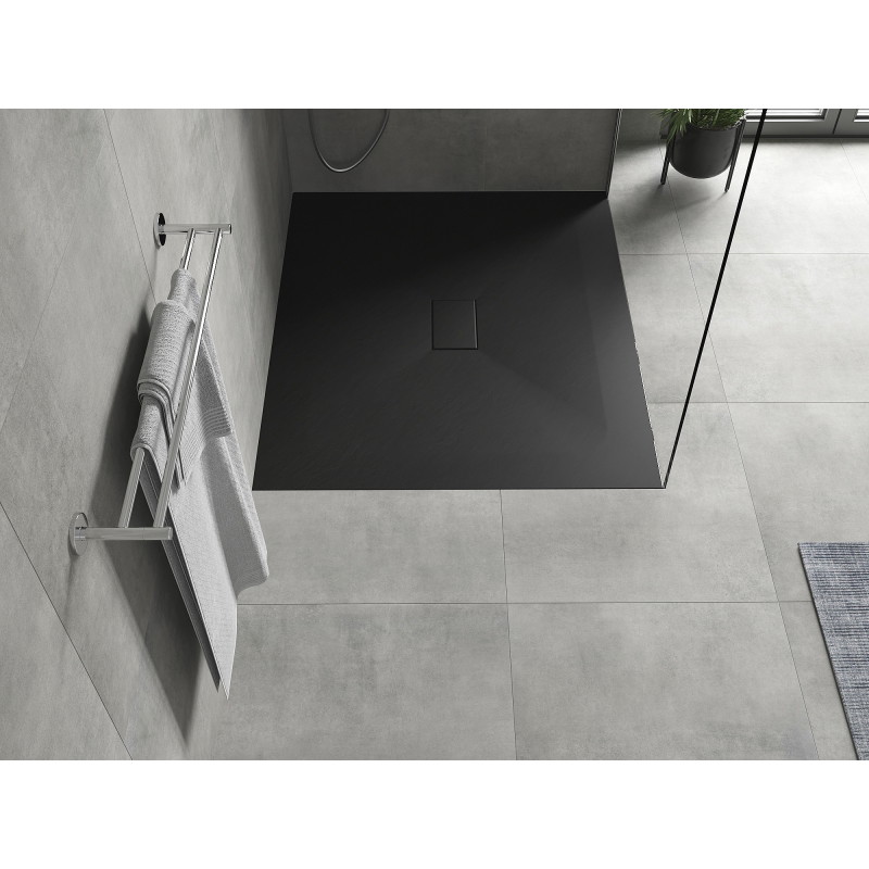 Mexen Hugo rechteckige Duschwanne SMC 140 x 100 cm, schwarz - 42701014