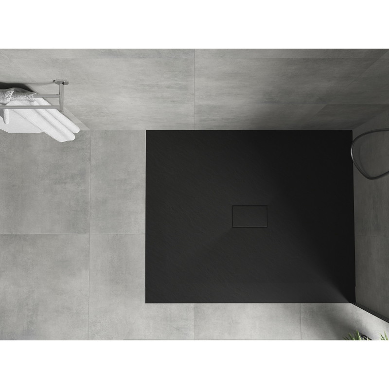 Mexen Hugo rechteckige Duschwanne SMC 140 x 100 cm, schwarz - 42701014