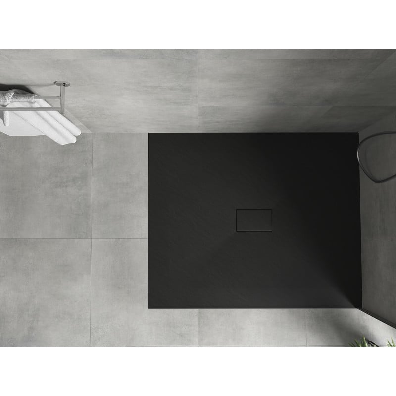 Mexen Hugo rechteckige SMC-Duschwanne 140 x 100 cm, schwarz - 42701014