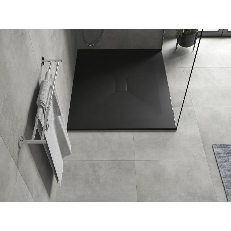 Mexen Hugo rechteckige Duschtasse SMC 130 x 100 cm, schwarz - 42701013