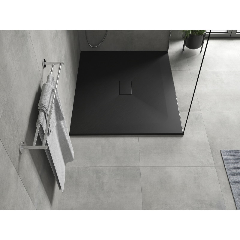 Mexen Hugo Rechteckige SMC-Duschwanne 110 x 100 cm, schwarz - 42701011