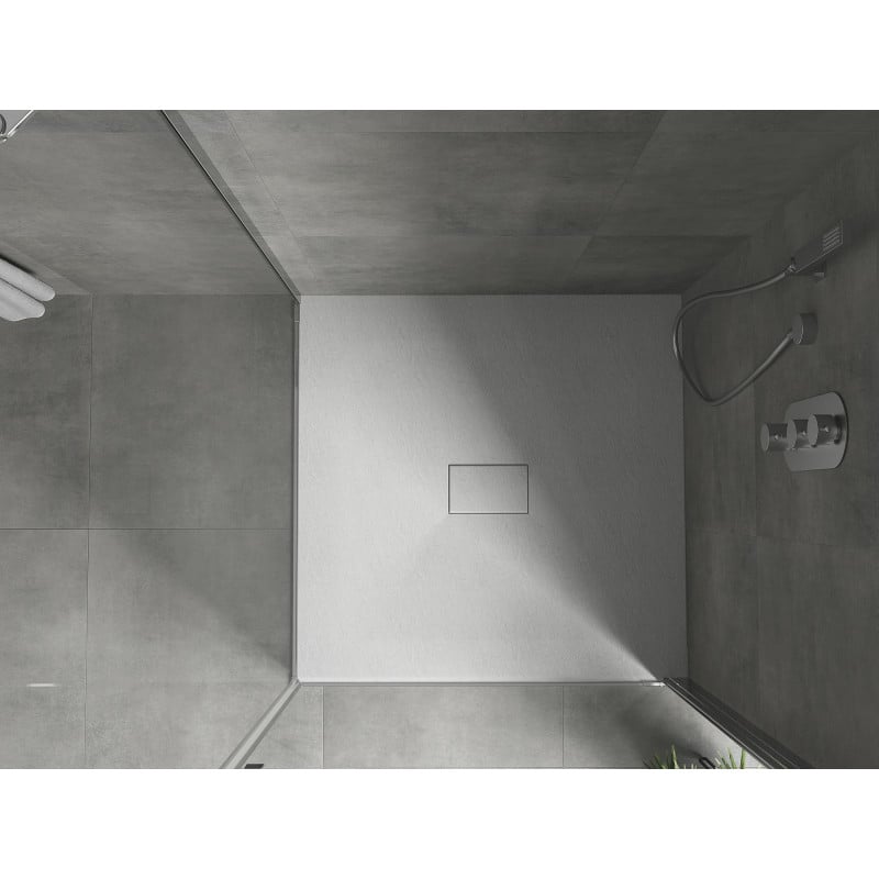 Mexen Hugo quadratische Duschwanne SMC 100 x 100 cm, weiß - 42101010