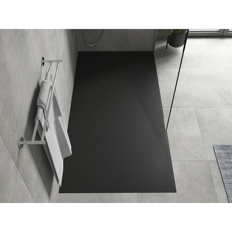 Mexen Hugo rechteckige Duschwanne SMC 180 x 90 cm, schwarz - 42709018