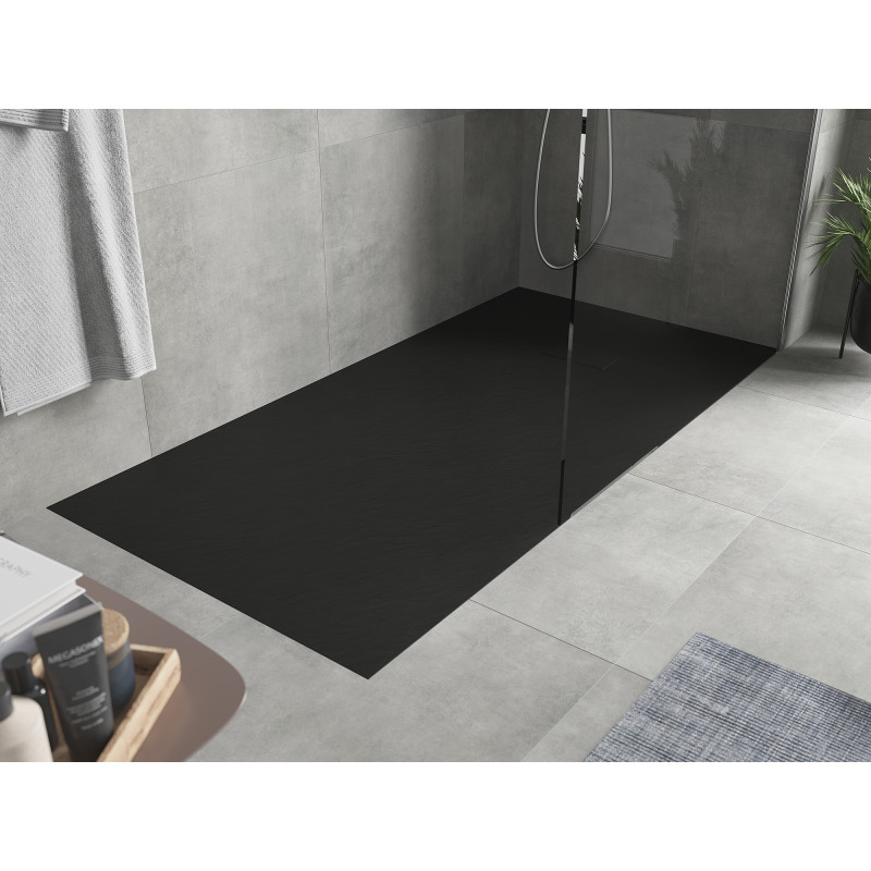 Mexen Hugo rechteckige Duschwanne SMC 180 x 90 cm, schwarz - 42709018