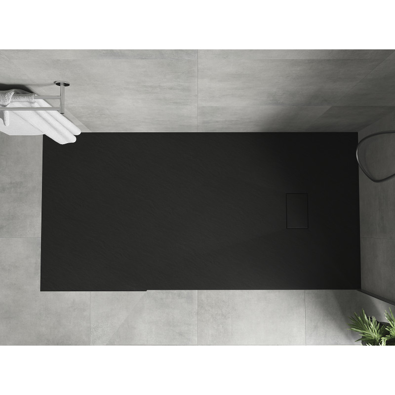 Mexen Hugo Rechteckige Duschtasse SMC 180 x 90 cm, schwarz - 42709018