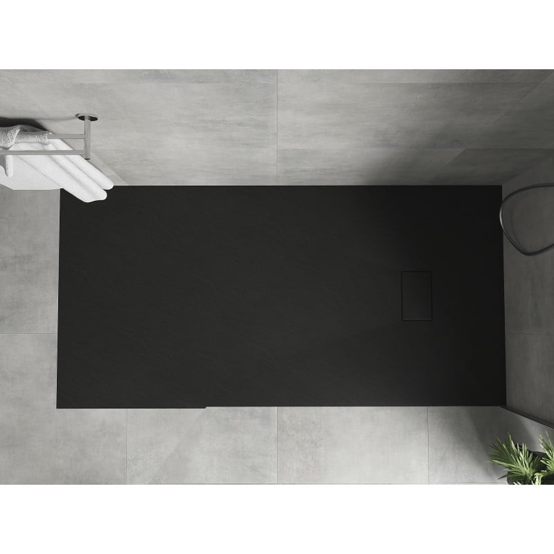 Mexen Hugo rechteckige Duschwanne SMC 180 x 90 cm, schwarz - 42709018