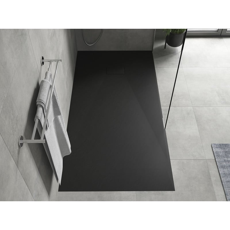 Mexen Hugo rechteckige Duschwanne SMC 170 x 90 cm, schwarz - 42709017