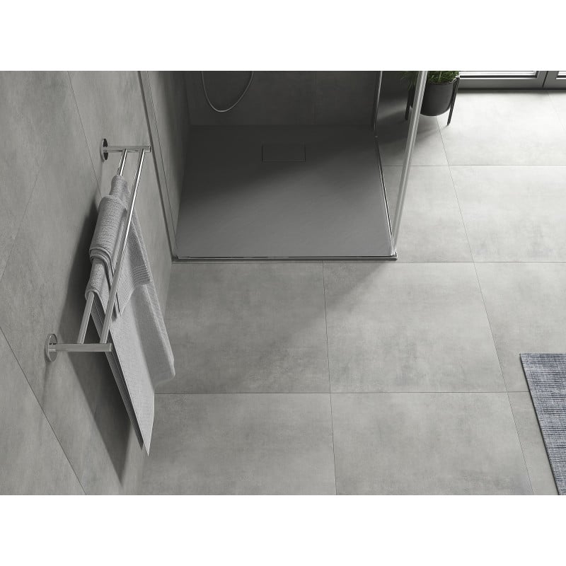 Mexen Hugo quadratische Duschwanne SMC 90 x 90 cm, grau - 42619090