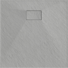 Mexen Hugo quadratische Duschwanne SMC 90 x 90 cm, grau - 42619090