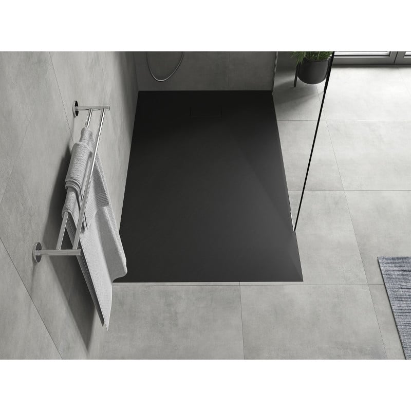 Mexen Hugo rechteckige Duschwanne SMC 160 x 90 cm, schwarz - 42709016