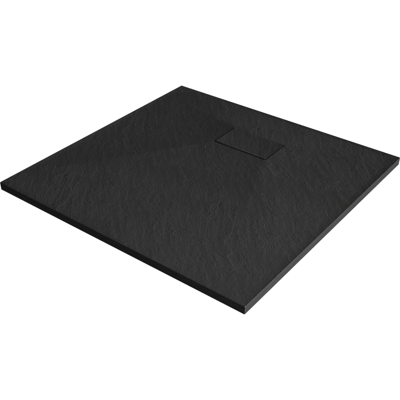 Mexen Hugo Quadratische Duschwanne SMC 90 x 90 cm, Schwarz - 42709090