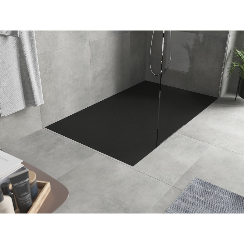 Mexen Hugo rechteckige SMC-Duschwanne 160 x 80 cm, schwarz - 42708016