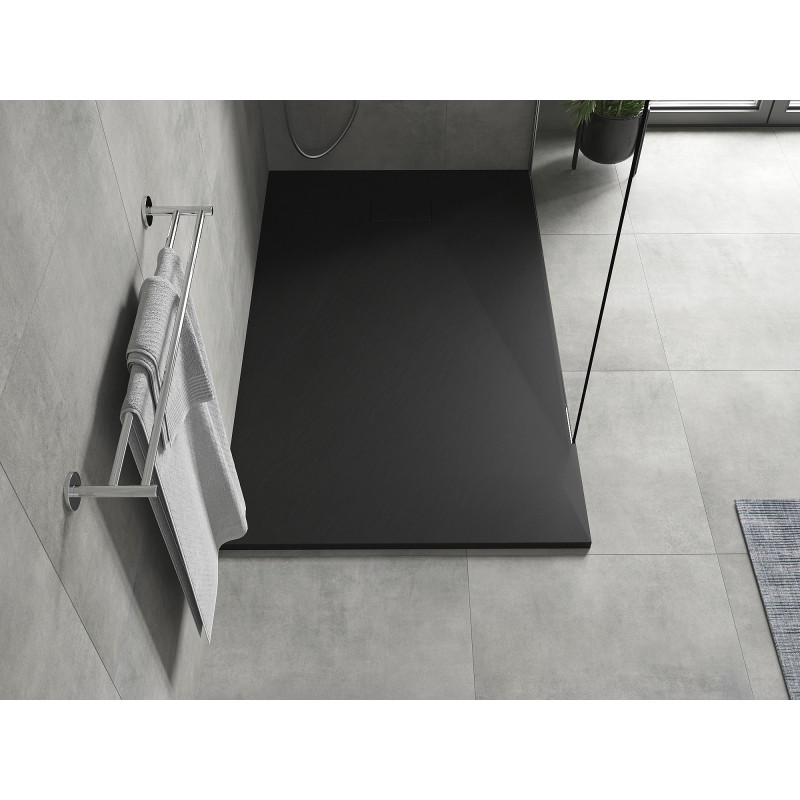 Mexen Hugo Rechteckige Duschwanne SMC 160 x 80 cm, schwarz - 42708016