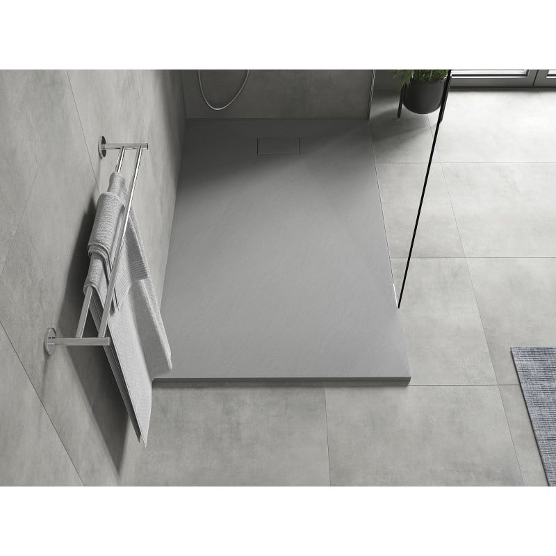 Mexen Hugo rechteckige Duschwanne SMC 140 x 90 cm, grau - 42619014