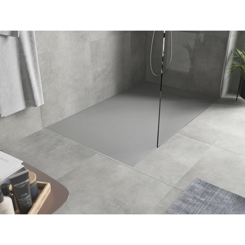 Mexen Hugo rechteckige Duschwanne SMC 140 x 80 cm, grau - 42618014