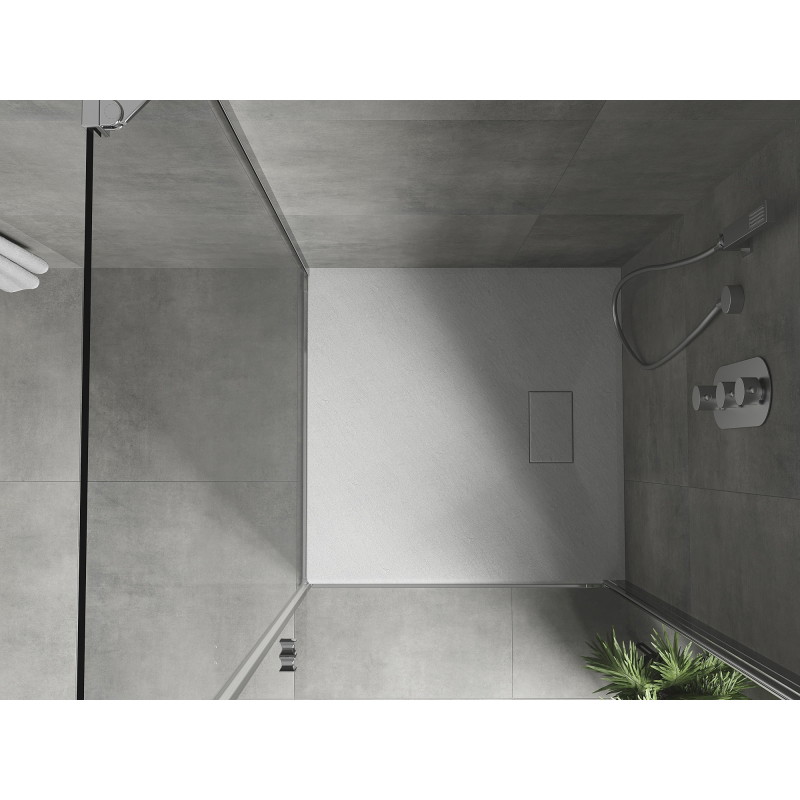 Mexen Hugo quadratisches Duschbecken SMC 80 x 80 cm, weiß - 42108080
