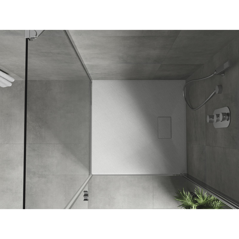 Mexen Hugo Quadratische SMC-Duschwanne 70 x 70 cm, weiß - 42107070