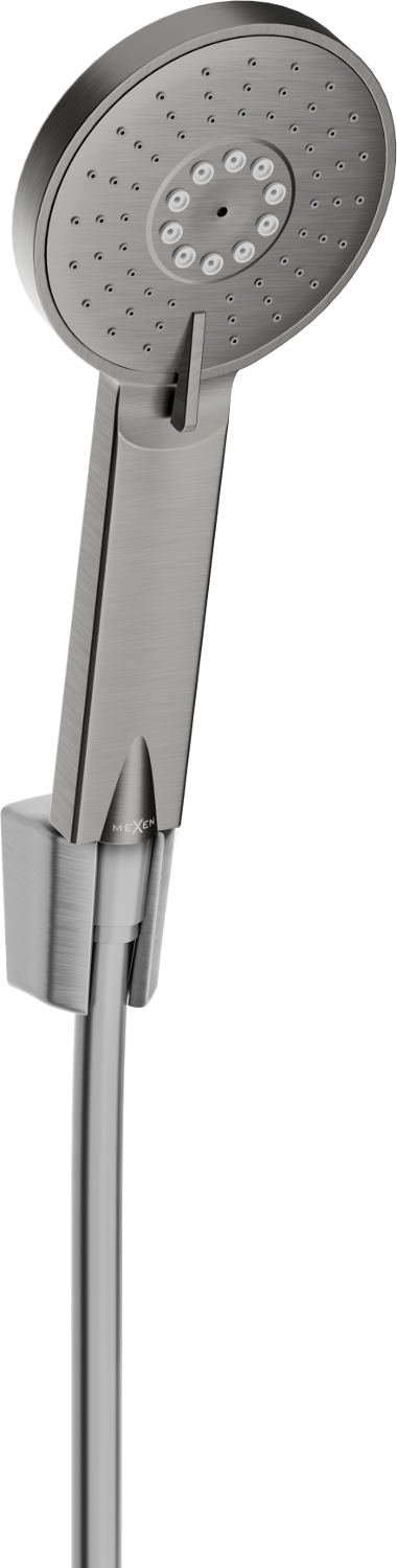 Mexen R-40 Kopfbrausegarnitur mit Regenbrause und Thermostatmischer, Graphit - 785405052-66