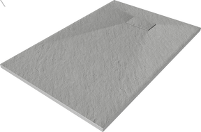 Mexen Hugo rechteckige Duschwanne SMC 100 x 80 cm, Grau - 42618010