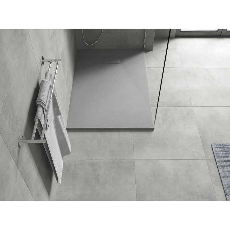 Mexen Hugo rechteckige SMC-Duschwanne 120 x 70 cm, grau - 42617012