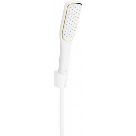 Mexen R-49 Punkt-Duschset, weiß/gold - 785495052-25