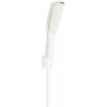 Mexen R-49 Punkt-Duschset, weiß/gold - 785495052-25
